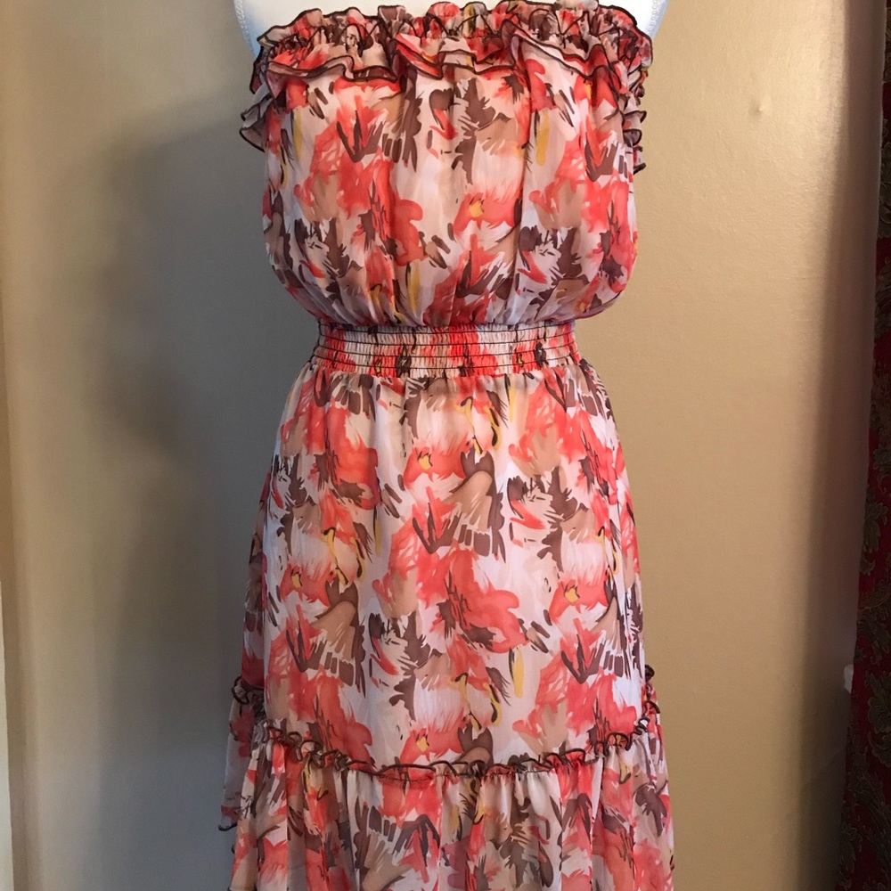 2b Bebe Strapless Sundress